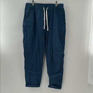 Pact Blue Jogger Sweatpants with Elastic Waistband
